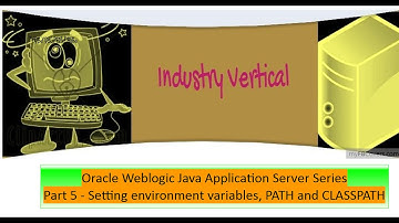 Oracle Weblogic Application Server Administration : Part 5 Set Env Variables,PATH & CLASSPATH