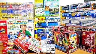 プラレール トミカ やっと出会えた！江ノ電☆中古だけど割と貴重なセットを安く手に入れてきました！その他限定プラレール等、マーベル新商品