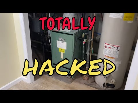 Hacked Steam Boiler Converted to Hot Water Replaced with Bosch Greenstar Combi