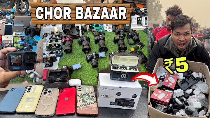 Real Chor Bazaar Dehli 2025 |चोर बाजार |IPhone 14Pro Max With Box Only ₹500|Jama Masjid Chor Bazar