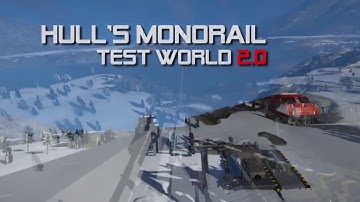 Space Engineers - Monorail Testworld 2.0
