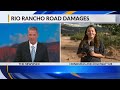 Rio Rancho neighborhoods clean up after flooding caused damage to homes and roads