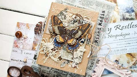 Mixed Media Mini Album for Craft O`Clock