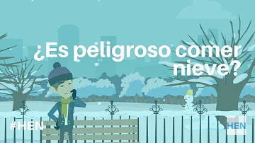 ¿Se puede comer la primera nieve?