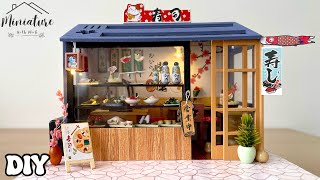 Sushi Sauce || DIY Miniature Dollhouse kit || Sushi Restaurant || Relaxing music