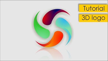 corelDraw tutorial - how to create a 3D Logo Design With Gradient Color Using Circle ideas