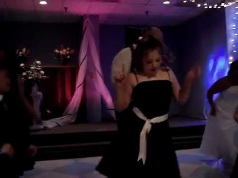 Shake Your Tailfeather Family Wedding Dance