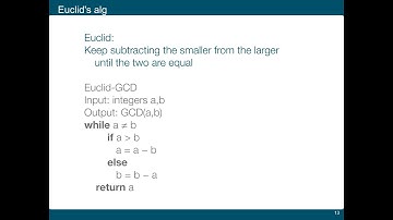 Pseudocode, Euclid