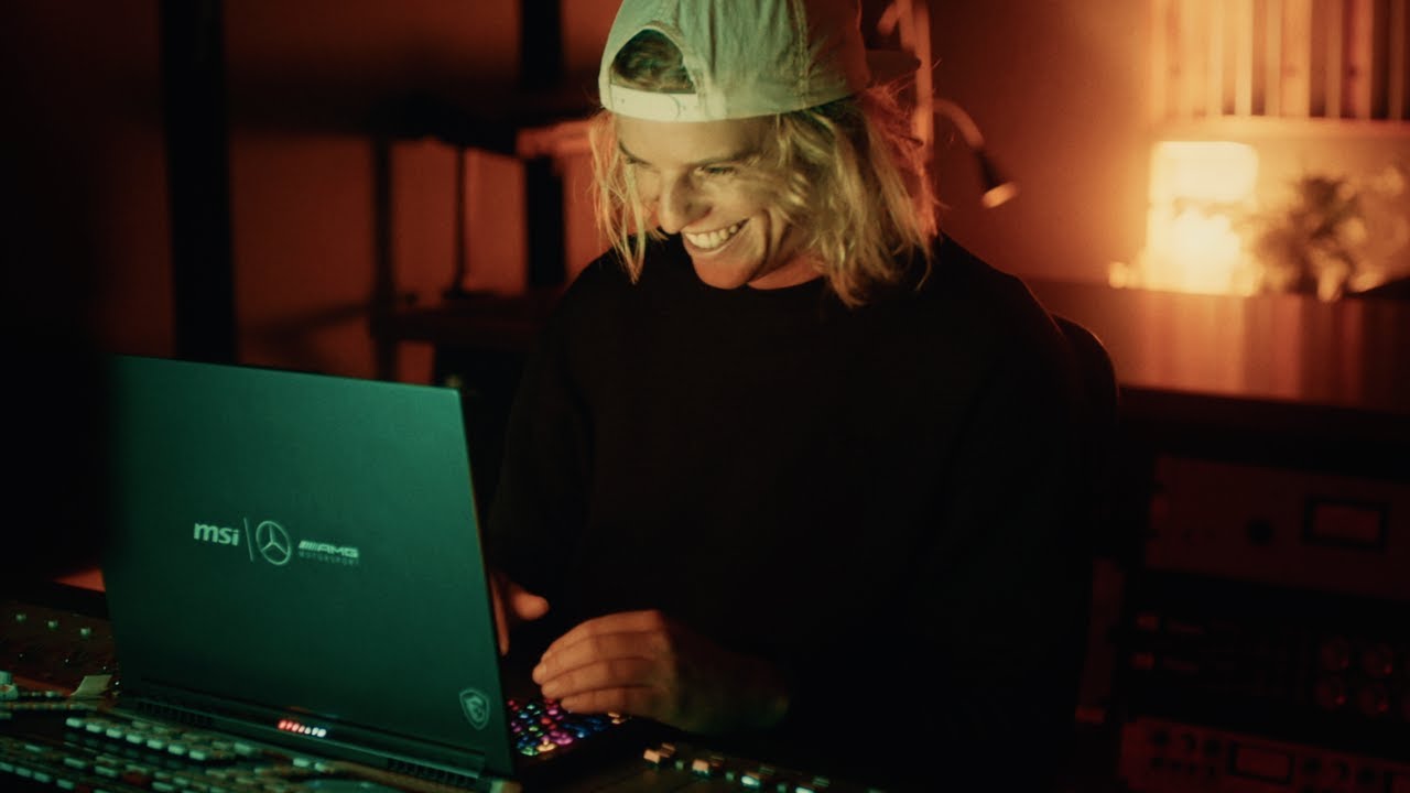Alex Hayes perfects his track 