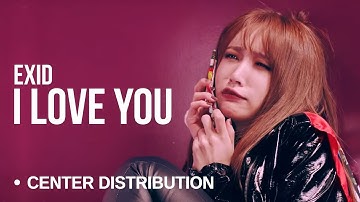 EXID 「I LOVE YOU」 Center Distribution