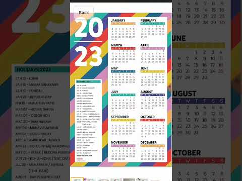 Calendar 2023