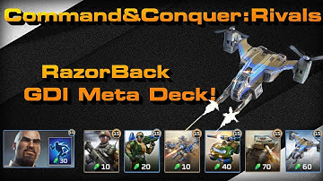 C&C Rivals: Razorback GDI Meta Deck!