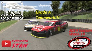 2024 iRacing NASCAR Xfinity Series full season at Road America -- Week 14/39 by Sydewayz Stan 13 views 1 day ago 1 hour, 23 minutes