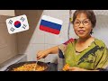 Готовим с корейской мамой. Тушеные морепродукты с овощами. Катя и Кюдэ/Южная Корея