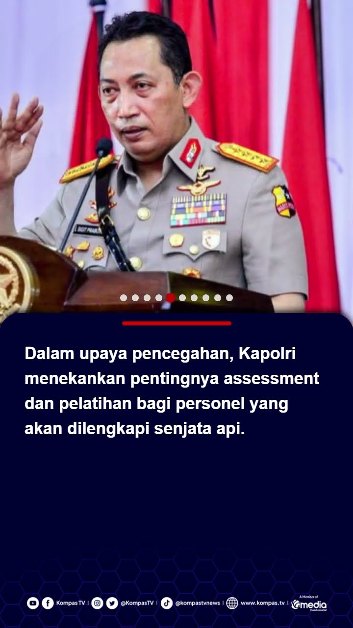 Kapolri: Anggota yang Salahgunakan Senjata Api Bakal Ditindak Tanpa Pandang Pangkat #polisi #polri
