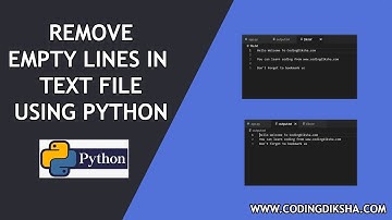 Python Script to Remove Blank Lines from Text File