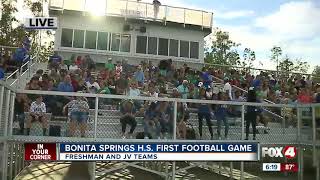 Bonita Springs plays first football game