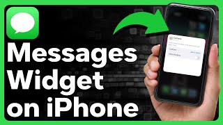 How To Add A Messages Widget To iPhone screenshot 1