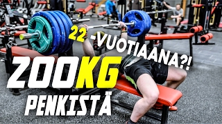 200KG PENKKIPUNNERRUS 22-VUOTIAANA | MARKO MIELIKÄINEN