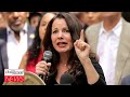 SAG-AFTRA President Fran Drescher Slams AMPTP Suspending Talks | THR News