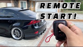 How to REMOTE START your Lexus!