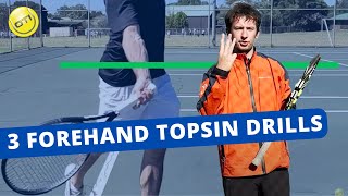 3 Forehand Topspin Drills