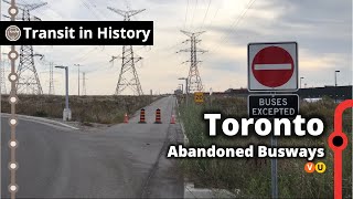 Toronto's Abandoned Bus Roadways