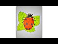 Ladybug🐞 on Green Leaves🌱