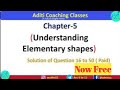 Class 6 Maths Chapter 5 – Understanding Elementary Shapes | पूरा समाधान हिंदी + English | NCERT