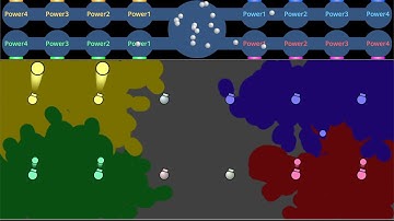 Part5 Territory color battle "Get area and cannons" Expand your territory  - Marble race in Scratch