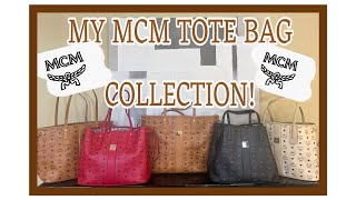 MCM LIZ SHOPPER TOTE BAG COLLECTION SIZE MEDIUM LARGE