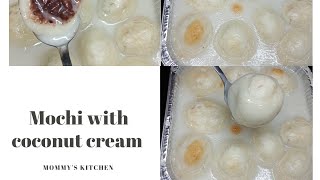 Mochi with coconut cream #howtomakemochiwithcoconutcream