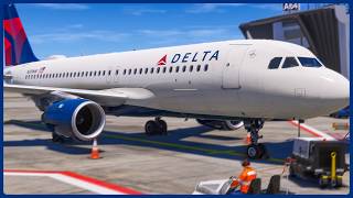 Delta A320 from KDTW To KDFW!