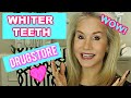 DRUGSTORE TOOTH WHITENERS! SEE HOW I GET BRIGHTER WHITER TEETH AT A BARGAIN PRICE. THIS WORKS!