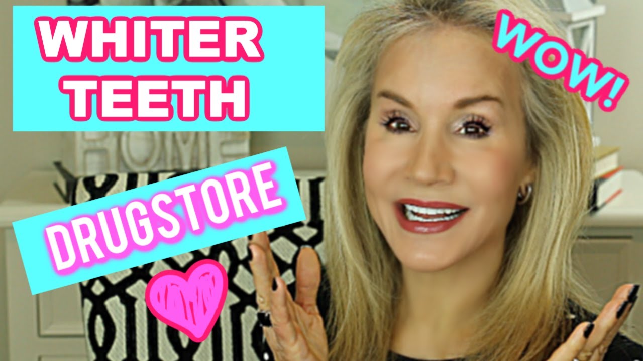 DRUGSTORE TOOTH WHITENERS! SEE HOW I GET BRIGHTER WHITER TEETH AT A BARGAIN PRICE. THIS WORKS!