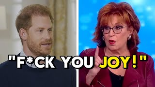 Joy Behar Makes Prince Harry Cry On LIVE TV After Embarrassing Argument