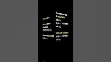 #shorts How to start and stop database with ASM? Interview questions #learnomate technologies