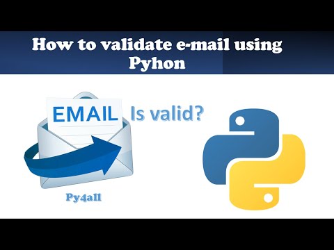 How to validate email using Python