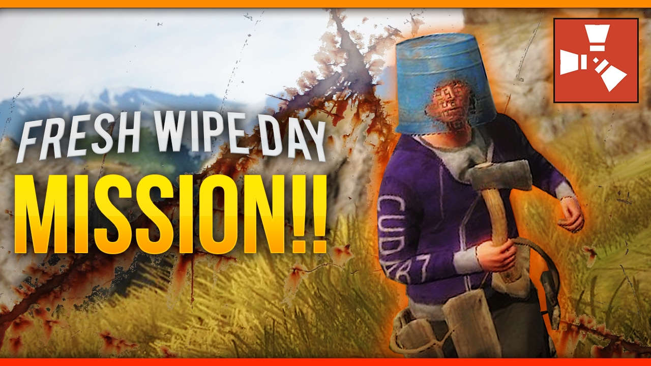 FRESH WIPE DAY!! ON A MISSION!! Rust SOLO Survival Gameplay YouTube