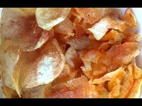 CRISPY POTATO CHIPS | QUICK SNACK RECIPE - YouTube