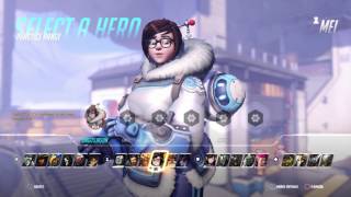 Overwatch - Training (Practice Range): Character Switching (Widowmaker & Mei) Abilities Gameplay PS4
