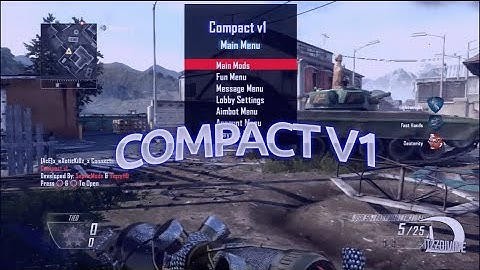 [PS3] Compact V1 Black Ops 2 GSC Mod Menu [1.19]