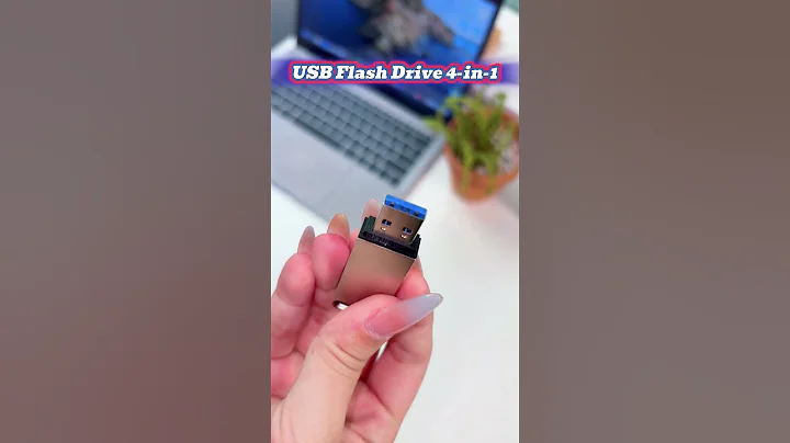 Tiny But Powerful 🔥 4-in-1 Flash Drive for iPhone, Android & More#iphoneusbflashdrive#autobackup