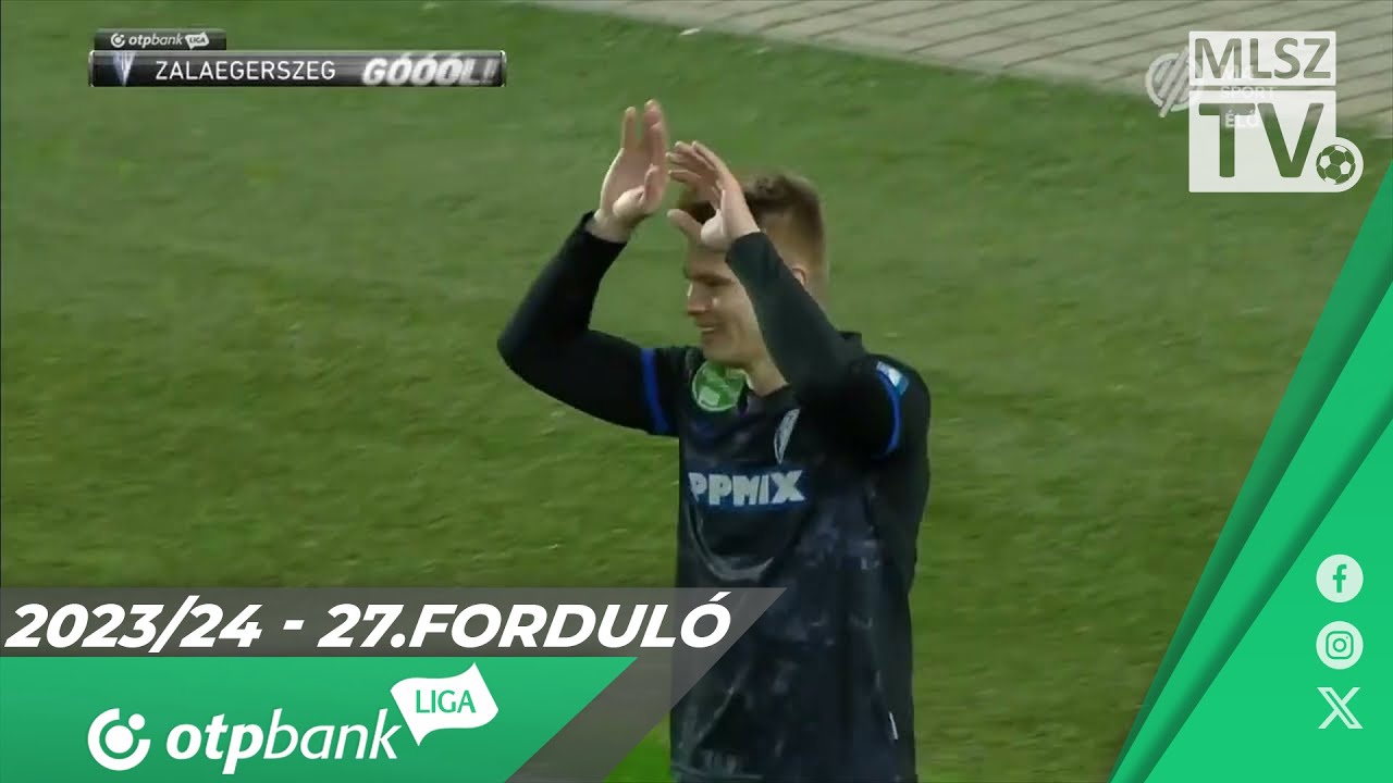Németh Dániel gólja az Újpest FC - ZTE FC mérkőzésen