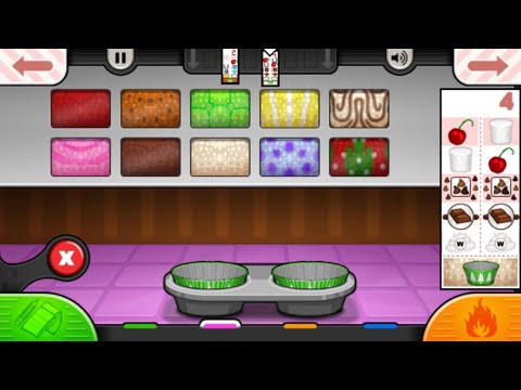 Papa’s Cupcakeria To Go! - All Standard Cake Batters Unlocked (Perfect Day)