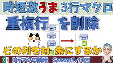 VBA 重複行を削除するマクロ、Excelはどのように重複を削除しているのかしくみがわかる～すぐに使えるミニマクロ11回　(2024/04/16)