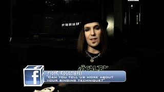 CHILDREN OF BODOM - 18 Fan Q&A Interview Alexi Laiho - "Vocal Technique"