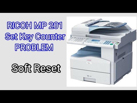 RICOH MP 201 Set Key Counter (Soft Reset)