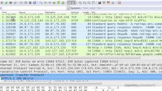 Wireshark Tip 4: Finding Suspicious Traffic in Protocol Hierarchy screenshot 1