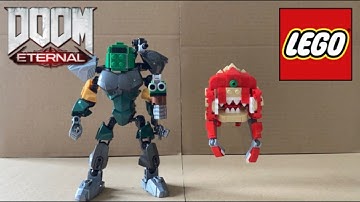LEGO Doom Eternal Doom Slayer and Cacodemon (Tutorial)